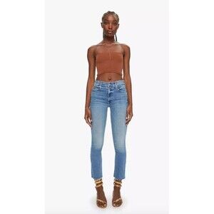 MOTHER Blue Ankle & Cropped Jeans